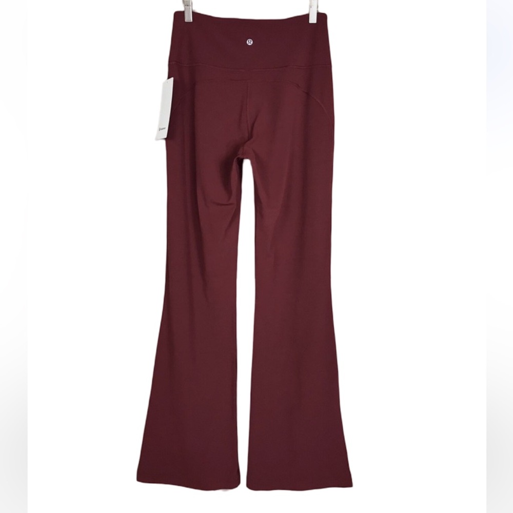 Lululemon Burgundy Flared Leggings